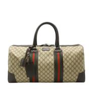 Pre-owned Canvas gucci-bags Gucci Vintage , Beige , Dames