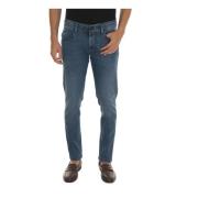 Aanpasbare 5-pocket denim jeans Tramarossa , Blue , Heren