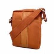 Pre-owned Fabric shoulder-bags Hermès Vintage , Orange , Dames