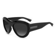 Zwarte plastic zonnebril voor mannen Dsquared2 , Black , Heren