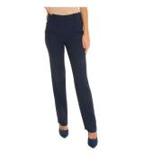 Slim Fit Casual Broek Emporio Armani , Blue , Dames