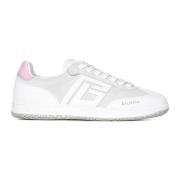 Witte Sneakers Chic Roze Hiel Balmain , White , Dames