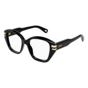 Mode Bril Zwarte Frame Chloé , Black , Dames