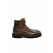 Bruin leren veterschoen Doucal's , Brown , Heren