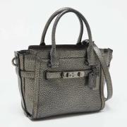 Pre-owned Leather handbags Coach Pre-owned , Gray , Dames