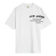 Gedrukt Katoenen T-shirt met Korte Mouwen Arte Antwerp , White , Heren