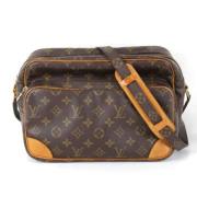 Pre-owned Canvas shoulder-bags Louis Vuitton Vintage , Brown , Dames