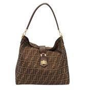 Pre-owned Canvas fendi-bags Fendi Vintage , Brown , Dames