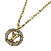 Pre-owned Metal necklaces Louis Vuitton Vintage , Yellow , Dames