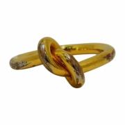 Pre-owned Metal rings Celine Vintage , Yellow , Dames