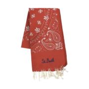 Katoenen Strandhanddoek Bandana Print Diverse Kleuren MC2 Saint Barth ...