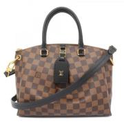 Pre-owned Fabric handbags Louis Vuitton Vintage , Brown , Dames