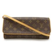 Pre-owned Fabric louis-vuitton-bags Louis Vuitton Vintage , Brown , Da...