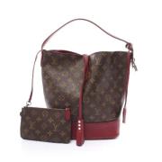 Pre-owned Canvas handbags Louis Vuitton Vintage , Red , Dames