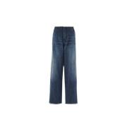 Wijde jeans met vervaagde wassing John Richmond , Blue , Dames