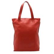 Pre-owned Leather shoulder-bags Loewe Pre-owned , Red , Dames