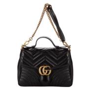 Pre-owned Leather gucci-bags Gucci Vintage , Black , Dames