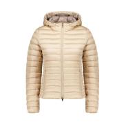 Aghata - 100 gram beige donsjack met capuchon Ciesse Piumini , Beige ,...