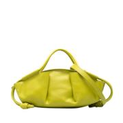 Pre-owned Leather handbags Loewe Pre-owned , Green , Dames