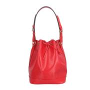 Pre-owned Leather shoulder-bags Louis Vuitton Vintage , Red , Dames