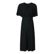 Soepel Vrouwelijke Jurk Liviana Conti , Black , Dames