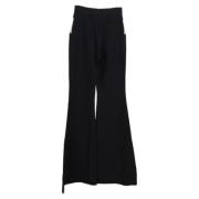 Pre-owned Polyester bottoms Balmain Pre-owned , Black , Dames