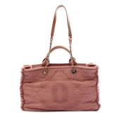 Pre-owned Canvas chanel-bags Chanel Vintage , Pink , Dames