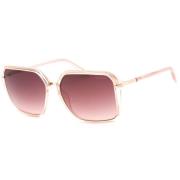 Roze Metalen Zonnebril voor Vrouwen Guess , Pink , Dames