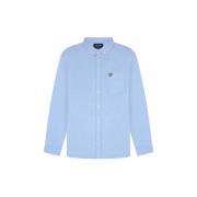 Lichtgewicht Oxford Overhemd Regular Fit Lyle & Scott , Blue , Heren