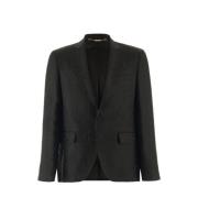 Blazer met allover patroon John Richmond , Black , Heren