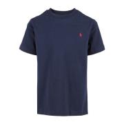 Casual Katoenen T-shirt Polo Ralph Lauren , Blue , Heren