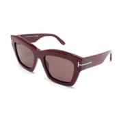 Ft1191 69E Sunglasses Tom Ford , Red , Unisex