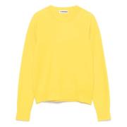 Stijlvolle Gebreide Trui voor Vrouwen Jil Sander , Yellow , Dames