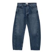 Regular Fit Denim Jeans Agolde , Blue , Heren