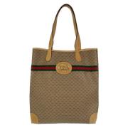 Pre-owned Canvas totes Gucci Vintage , Brown , Heren