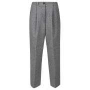 Slim Fit Straight Leg Women's Pants RRD , Gray , Dames