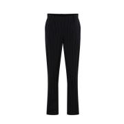 Posie Stripe Travel Broek &Co Woman , Black , Dames