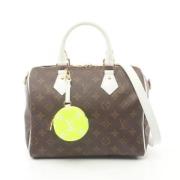 Pre-owned Canvas handbags Louis Vuitton Vintage , Brown , Dames