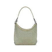 Pre-owned Suede gucci-bags Gucci Vintage , Beige , Dames