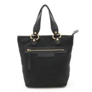 Pre-owned Canvas handbags Bvlgari Vintage , Black , Dames