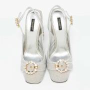 Pre-owned Metal heels Dolce & Gabbana Pre-owned , Gray , Dames