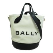 Pre-owned Canvas handbags Bally Pre-owned , Beige , Dames