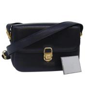 Pre-owned Leather celine-bags Celine Vintage , Blue , Dames