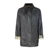 Groene gewaxte jas voor vrouwen Barbour , Green , Dames