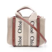 Pre-owned Canvas handbags Chloé Pre-owned , Beige , Dames