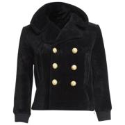 Pre-owned Fabric outerwear Balmain Pre-owned , Black , Unisex