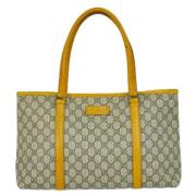 Pre-owned Canvas gucci-bags Gucci Vintage , Beige , Dames