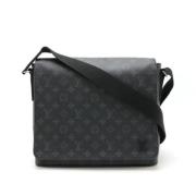 Pre-owned Fabric shoulder-bags Louis Vuitton Vintage , Black , Dames