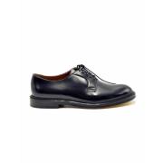 Gladleren veterschoenen Derby model Doucal's , Black , Heren