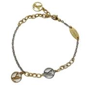 Pre-owned Metal bracelets Louis Vuitton Vintage , Yellow , Dames